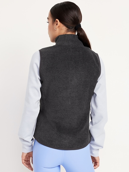 Image number 2 showing, Micro Fleece Zip Vest