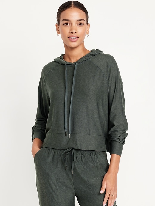 Image number 1 showing, CloudMotion Crop Hoodie