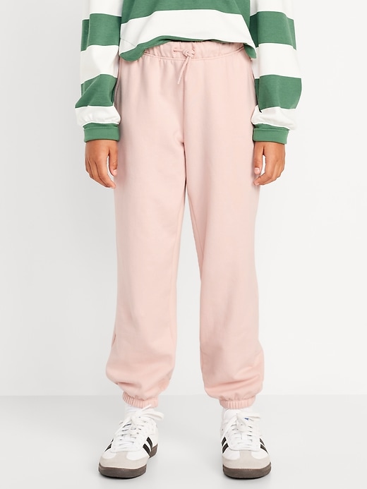 View large product image 1 of 4. Vintage High-Waisted Jogger Sweatpants for Girls