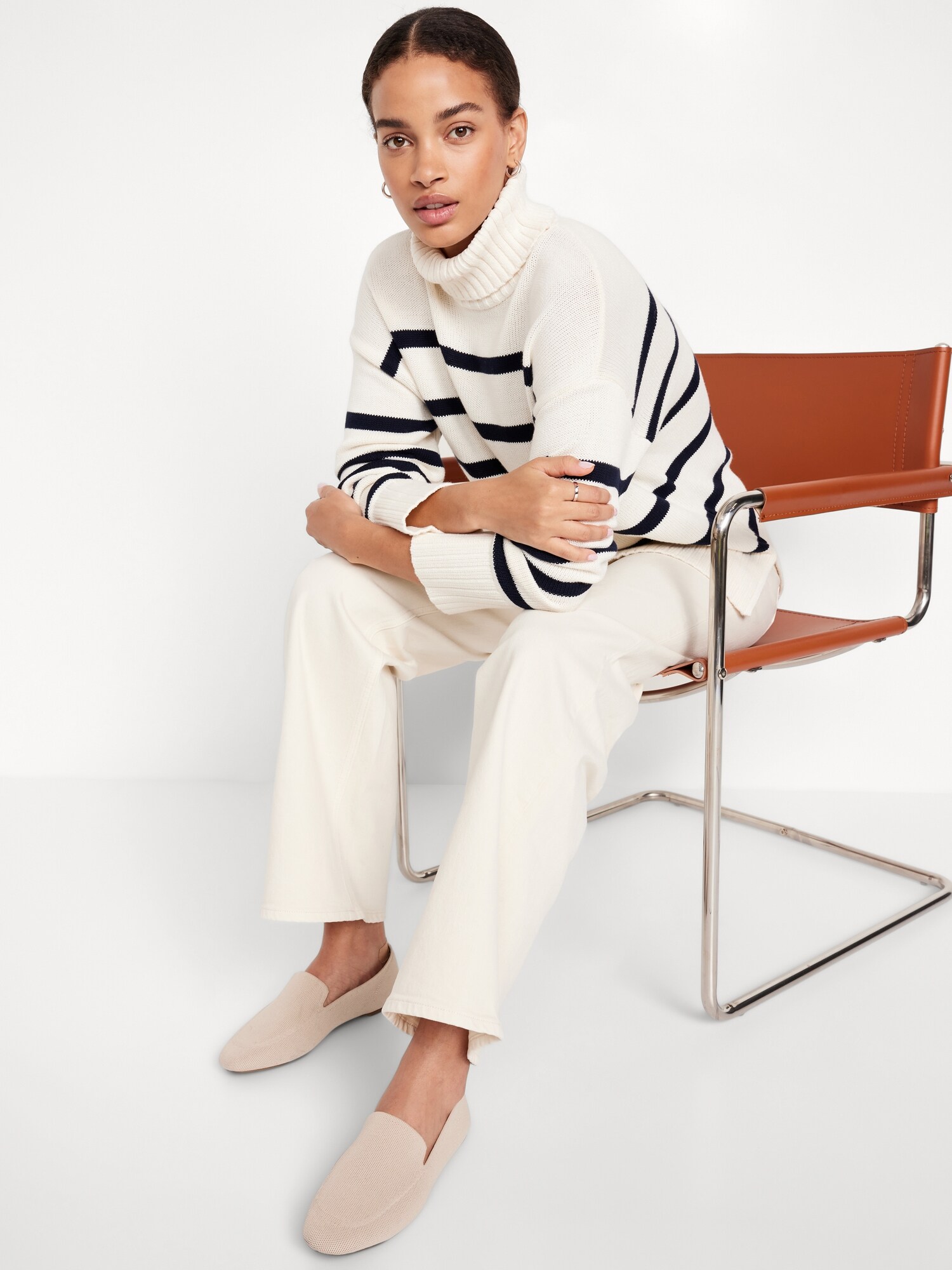 Женские вязаные лоферы Old Navy, цвет: Bare Necessity — фото 2
