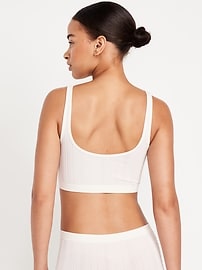 Image number 2 showing, Seamless Cable-Knit Bralette