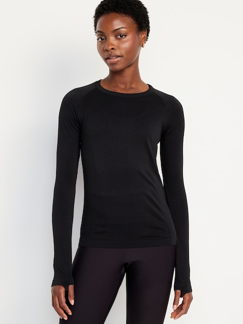 Fluid Seamless Fitted Top - Black Jack 2