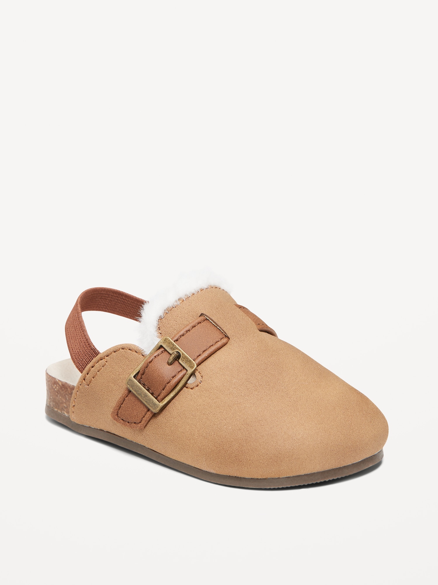 Unisex Faux Suede Buckled Clog Shoes for Baby Old Navy