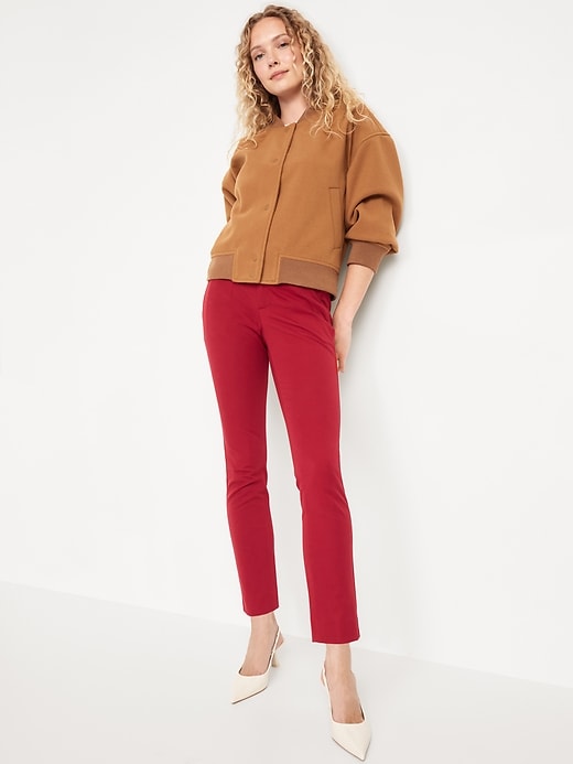 Image number 3 showing, Extra High-Waisted Polished Pixie Skinny Pants