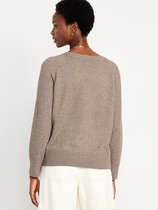 Image number 2 showing, SoSoft Loose V-Neck Sweater