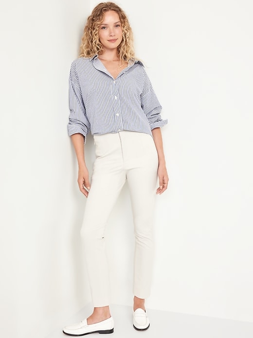 Image number 8 showing, Extra High-Waisted Polished Pixie Skinny Pants