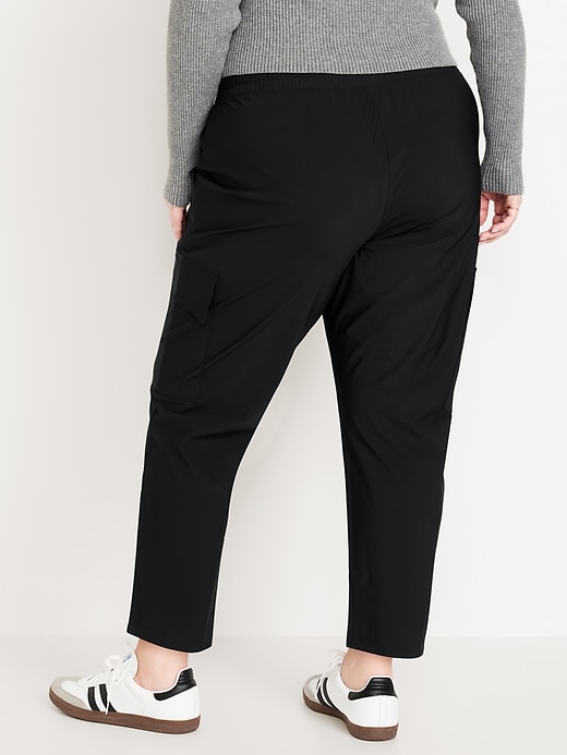 Image number 7 showing, High-Waisted SleekTech Cargo Ankle Pants