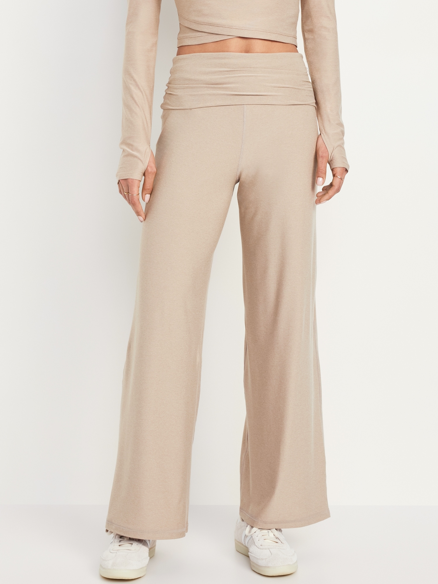 High-Waisted CloudMotion Wide-Leg Pants