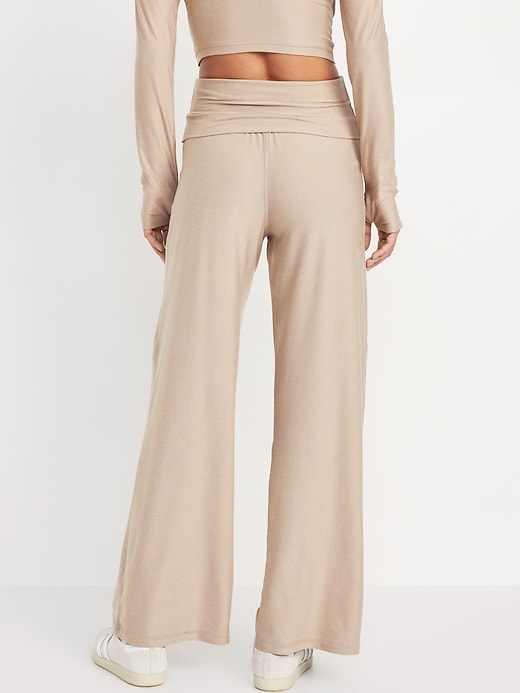 Image number 2 showing, High-Waisted CloudMotion Wide-Leg Pants