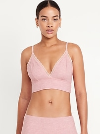 Image number 1 showing, Longline Waffle Bralette