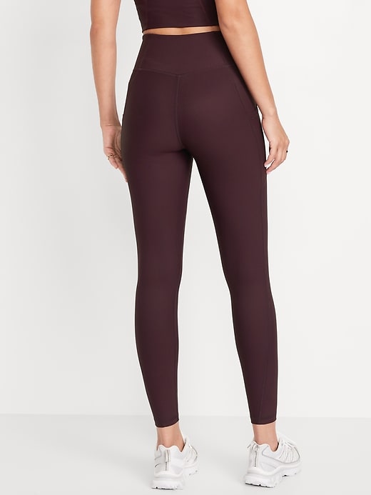 Image number 2 showing, High-Waisted PowerSoft Ribbed Leggings