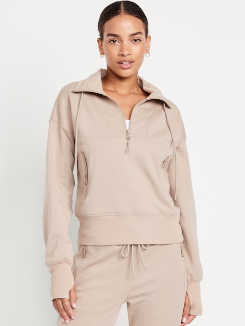 Dynamic Fleece Half-Zip Sweatshirt - Savanna Grass