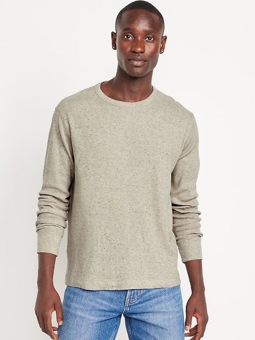 Image number 1 showing, Waffle-Knit T-Shirt