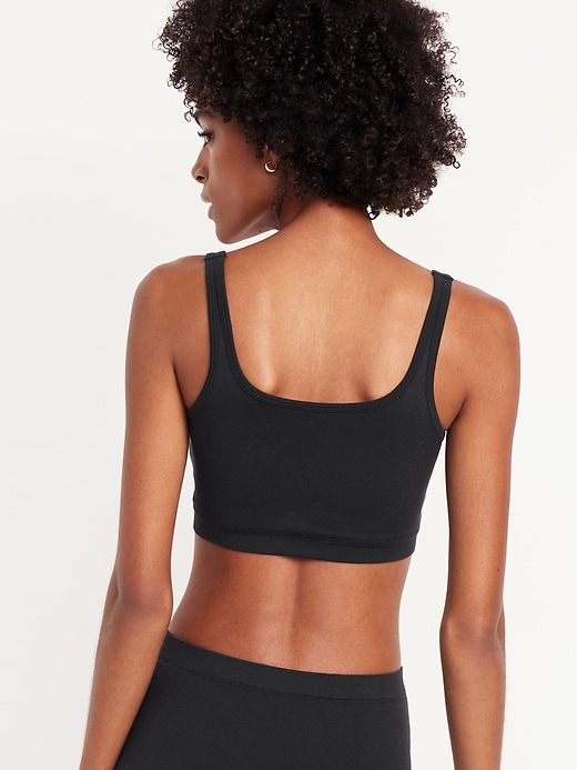 View large product image 2 of 8. Seamless Ribbed Bralette