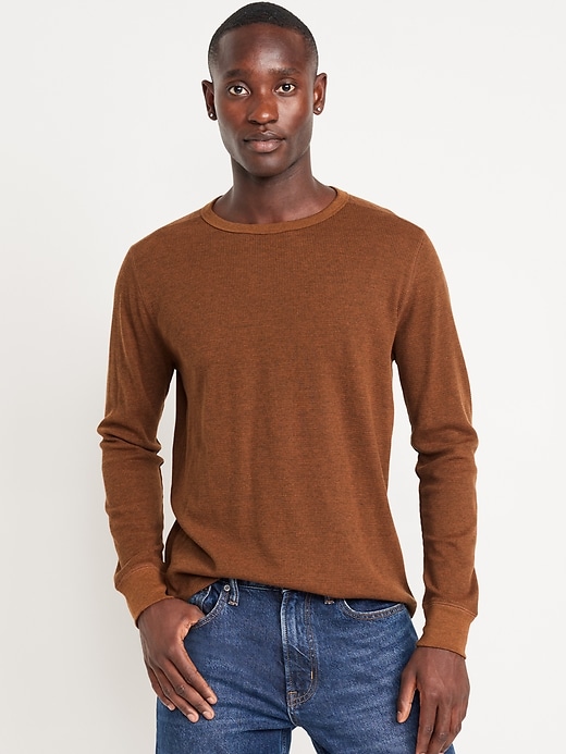 Image number 1 showing, Waffle-Knit T-Shirt