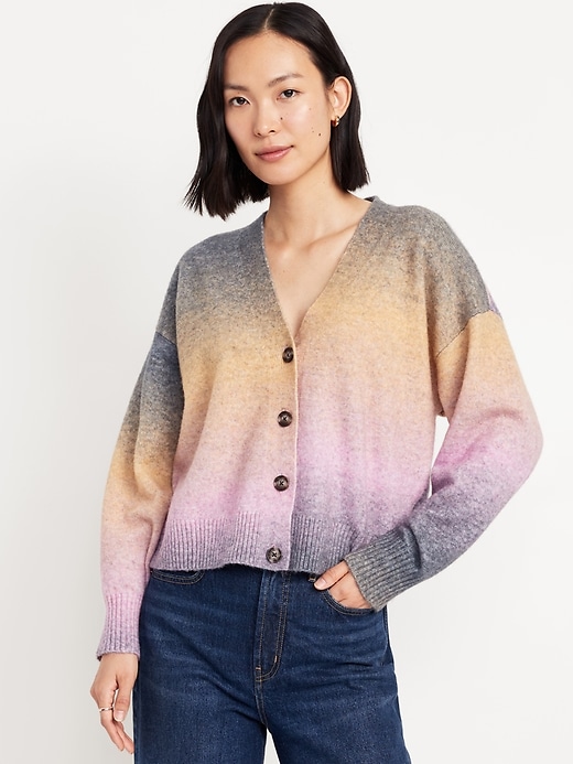 Image number 1 showing, Slouchy Button-Down Cardigan