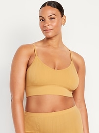 View large product image 5 of 8. Seamless Longline Bralette