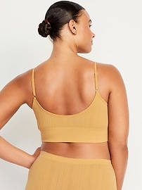 View large product image 6 of 8. Seamless Longline Bralette