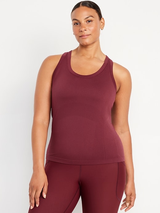 Image number 5 showing, Fitted Seamless Tank Top