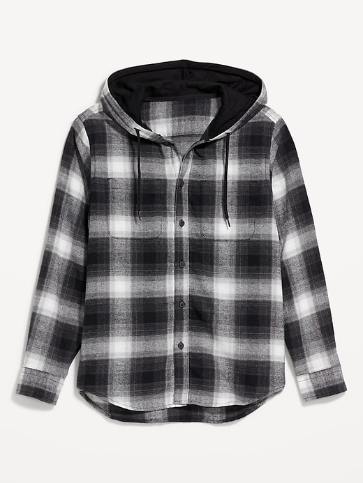 Image number 7 showing, Hooded Flannel Shirt