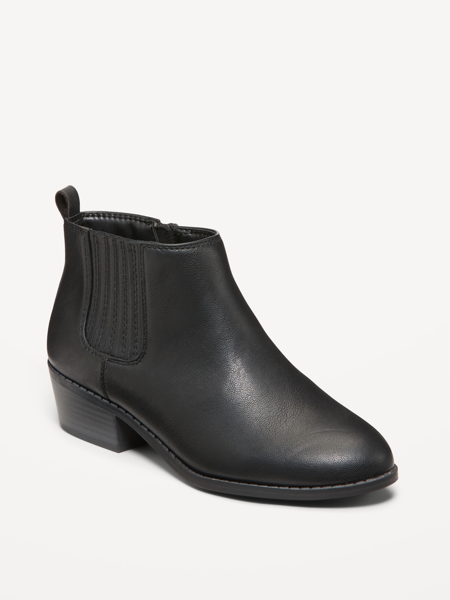 Faux-Leather Ankle Booties for Girls Hot Deal