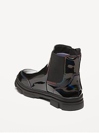 View large product image 4 of 4. Shiny Chelsea Boots for Girls