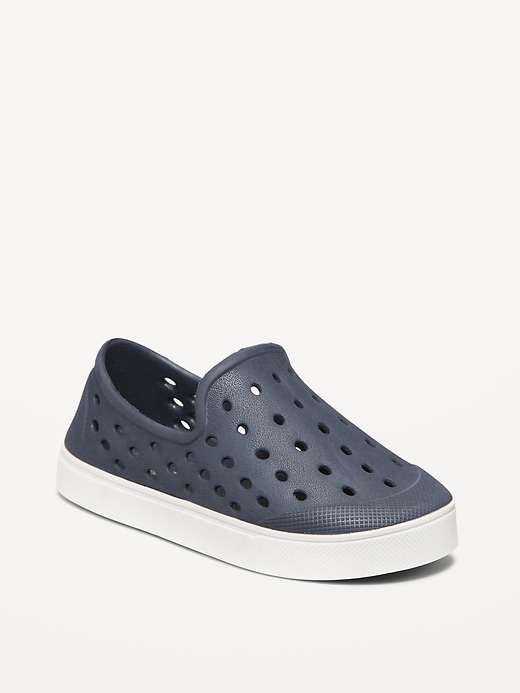 View large product image 1 of 3. Perforated Slip-On Shoes for Toddler Boys (Partially Plant-Based)