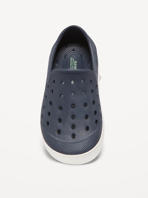 View large product image 2 of 3. Perforated Slip-On Shoes for Toddler Boys (Partially Plant-Based)