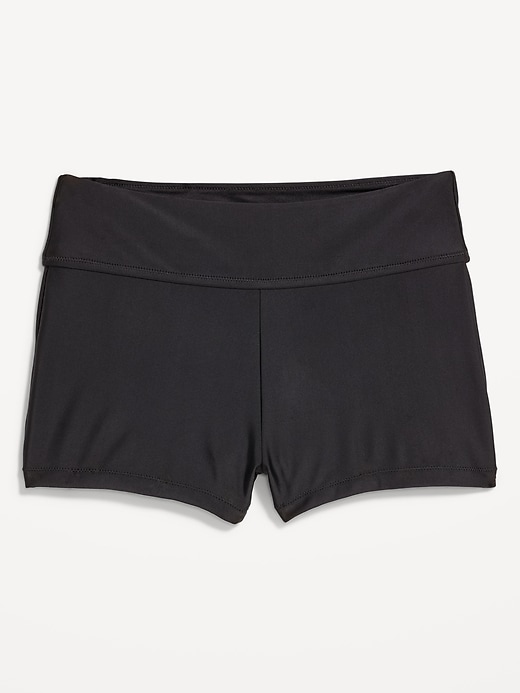 Image number 4 showing, High-Waisted Swim Shorts -- 2-inch inseam