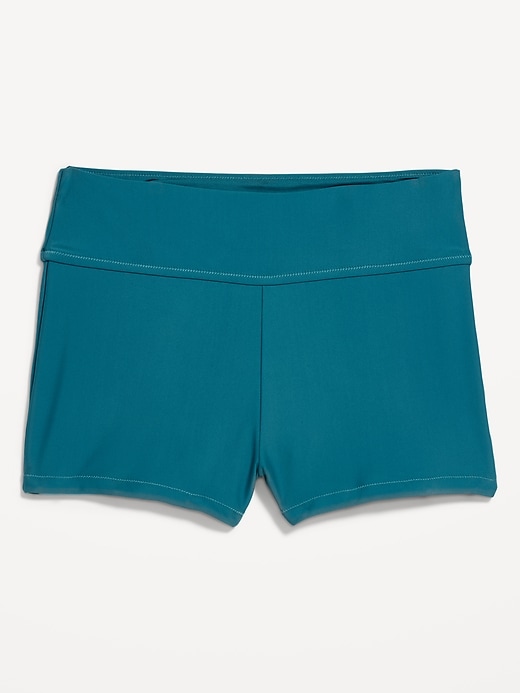 Image number 4 showing, High-Waisted Swim Shorts -- 2-inch inseam