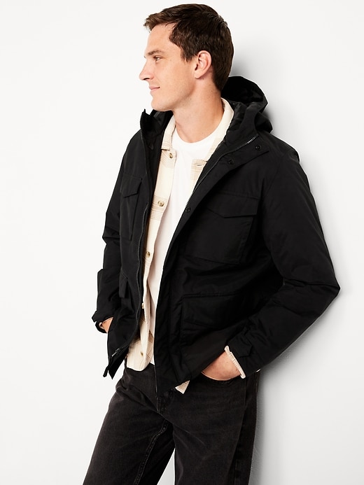 Image number 3 showing, Water-Resistant Tech Utility Jacket