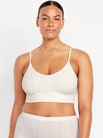 View large product image 5 of 8. Seamless Longline Bralette