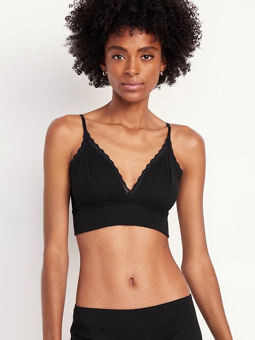 Longline Waffle Bralette