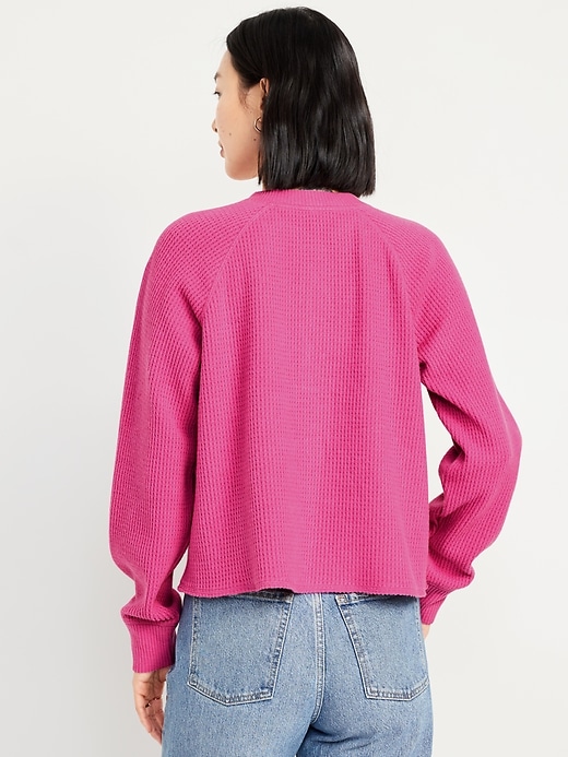 Image number 7 showing, Cozy Thermal-Knit Henley