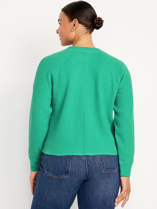 Image number 6 showing, Cozy Thermal-Knit Henley