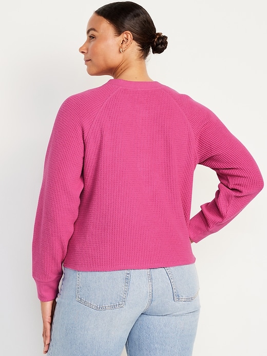 Image number 6 showing, Cozy Thermal-Knit Henley