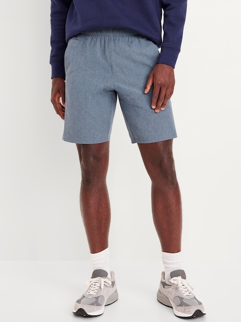 Essential Woven Workout Shorts -- 9-inch inseam - Wintry Waters