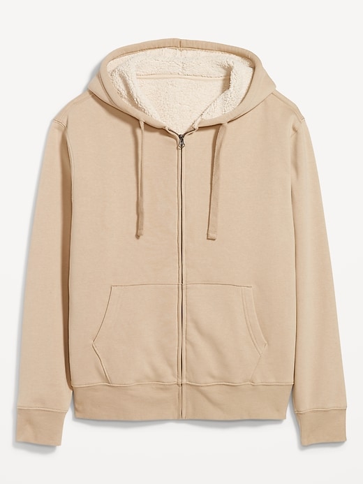 Image number 3 showing, Sherpa-Lined Zip Hoodie