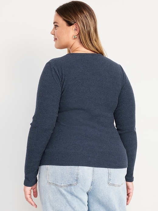 Image number 8 showing, Plush-Knit Long-Sleeve T-Shirt