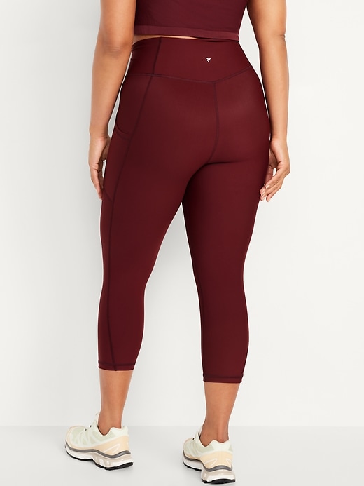 Image number 5 showing, High-Waisted PowerSoft Crop Leggings