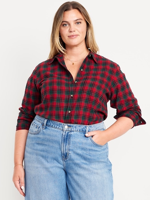 Image number 7 showing, Classic Flannel Button-Down Shirt