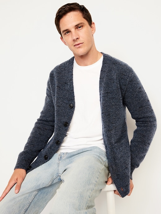 Image number 3 showing, Space-Dye Cardigan Sweater