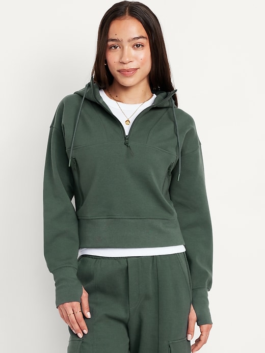 Image number 1 showing, Dynamic Fleece Half-Zip Hoodie