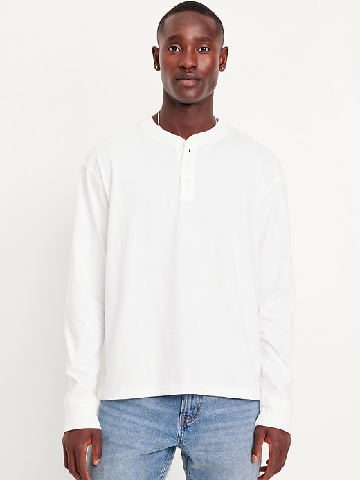 Image number 1 showing, Heavyweight Henley T-Shirt