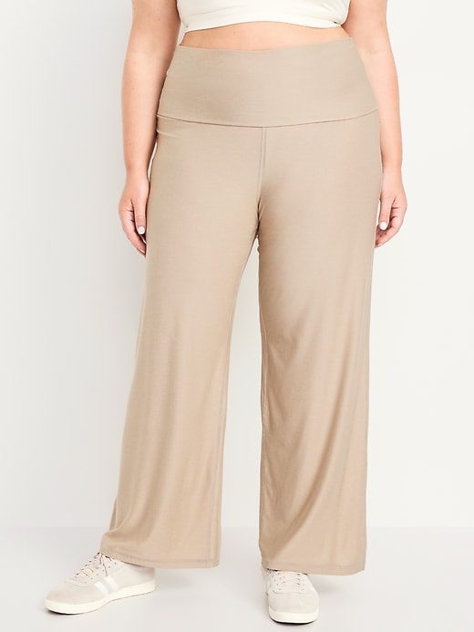 Image number 6 showing, High-Waisted CloudMotion Wide-Leg Pants