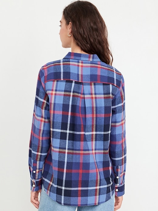 Image number 8 showing, Classic Flannel Button-Down Shirt