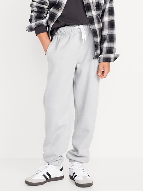 Favorite Fleece Baggy Jogger Sweatpants for Boys - Cloudy Gray