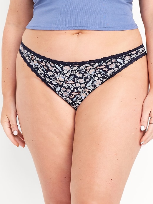 Image number 7 showing, Mid-Rise Everday Cotton Thong