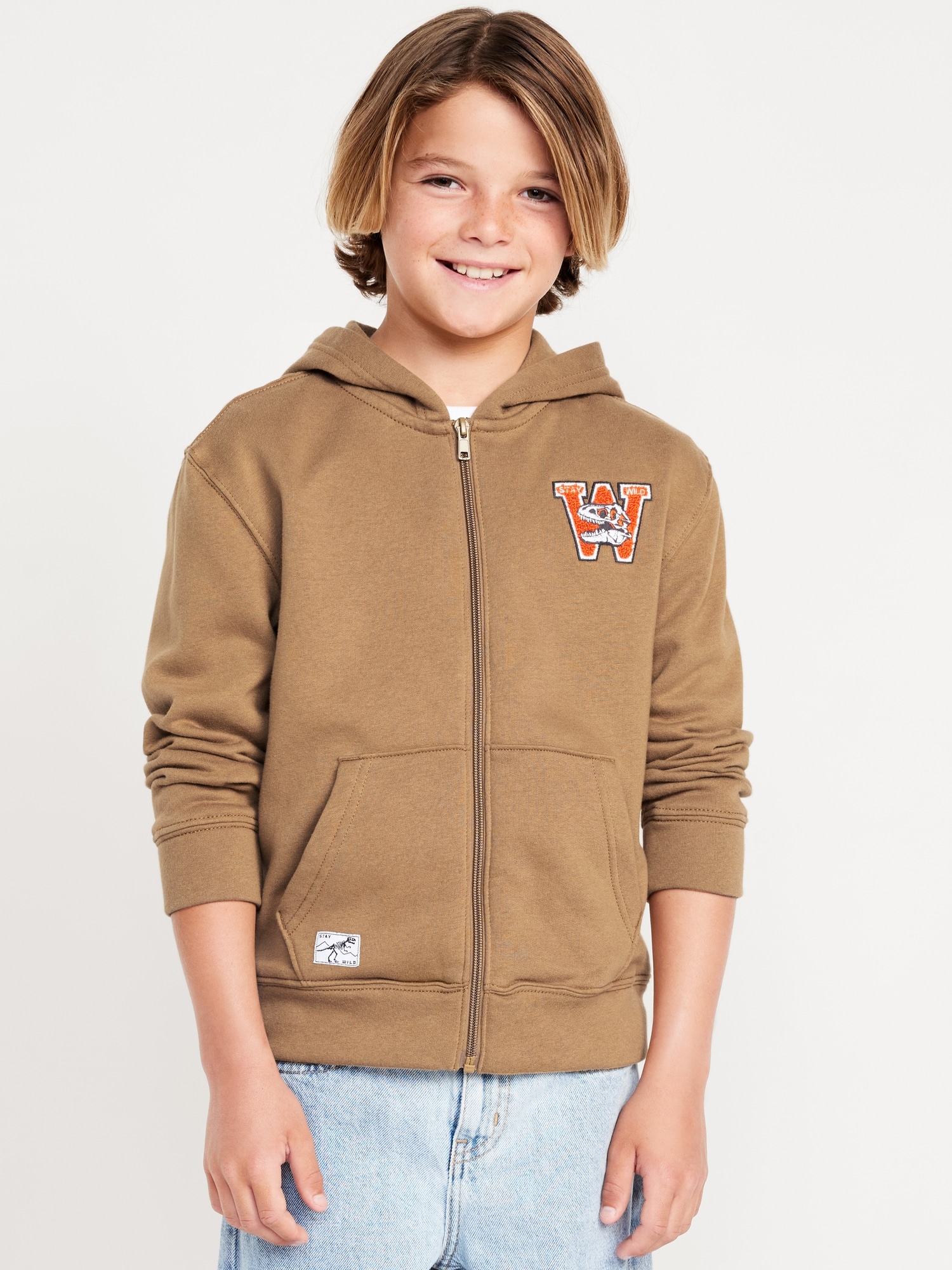 Graphic Zip-Front Hoodie for Boys | Old Navy