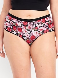 View large product image 7 of 8. High-Waisted Everyday Brief Cotton Underwear